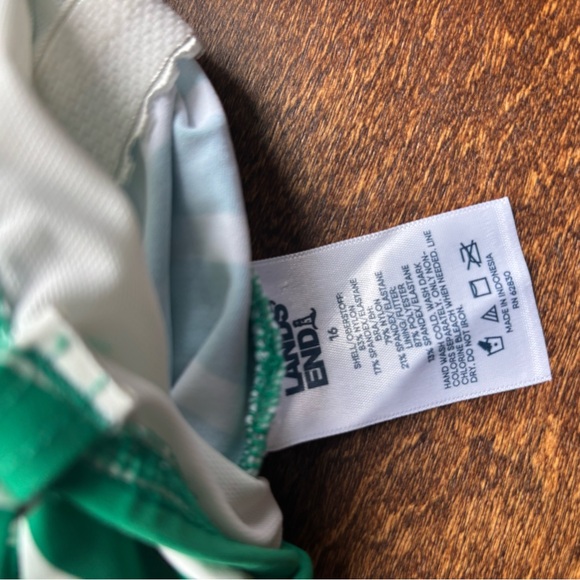 NWT Lands End swimsuit, 2-piece with swim skirt - Picture 3 of 5